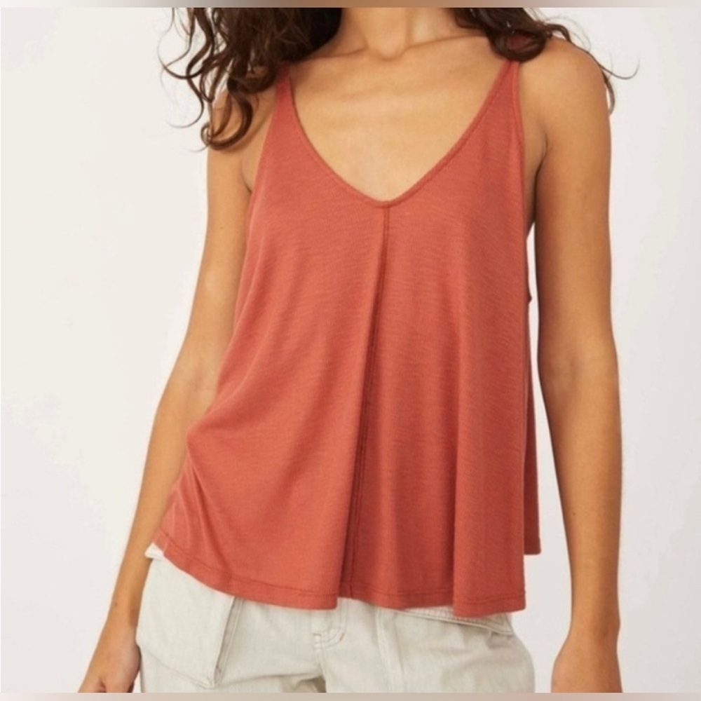 Free People Tank Top shirt blouse medium muscle under shirt